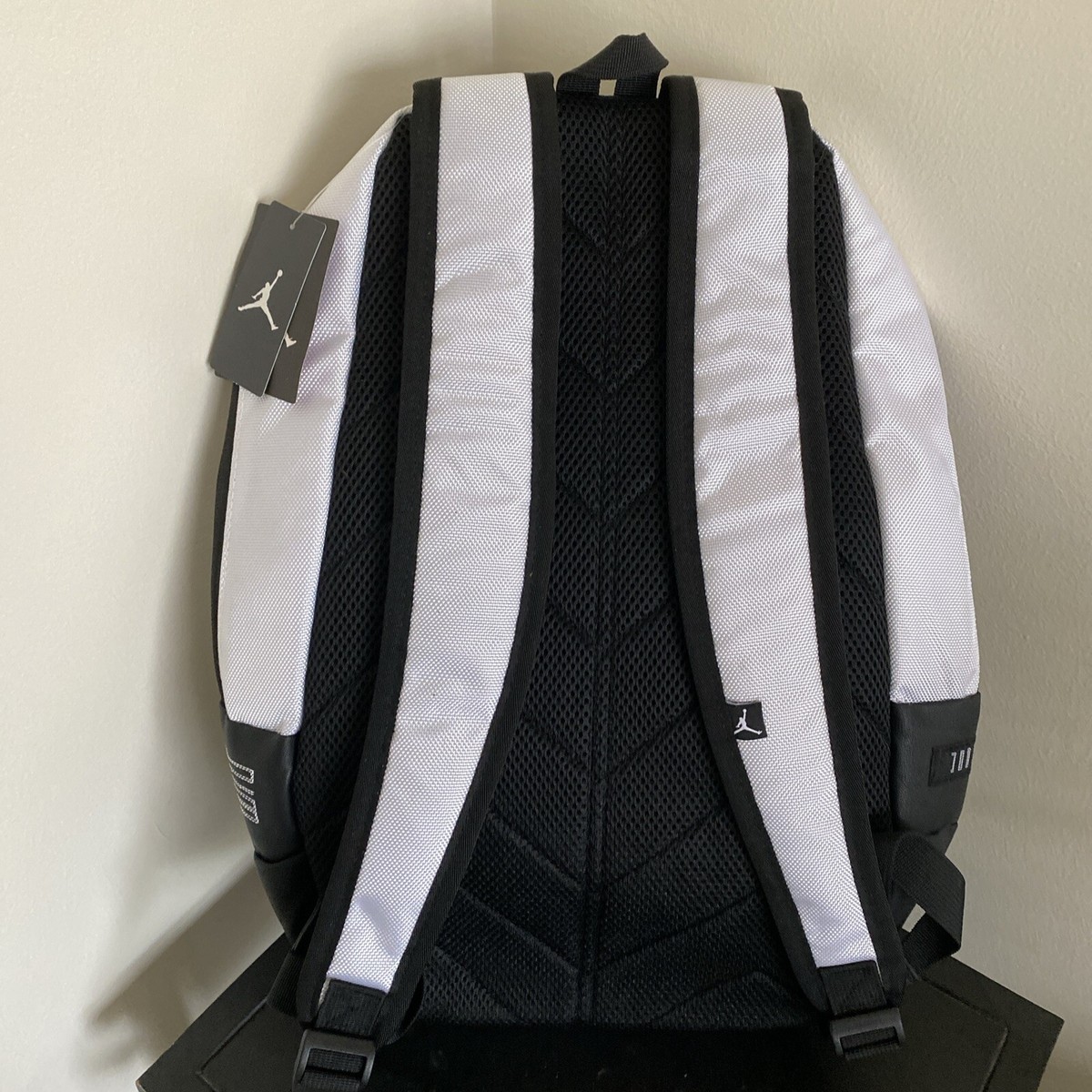バスケ用バッグ Air Jordan basketball shoe case Jordan Ultimate Basketball Bag in White, Pink and Blue With