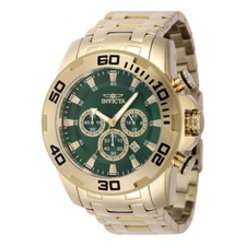 Invicta Pro Diver Men's Watch Gold Tone - 50mm, Gold NEW