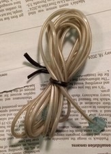 Phone Cable Blue Tips Semi-Transparent Cord