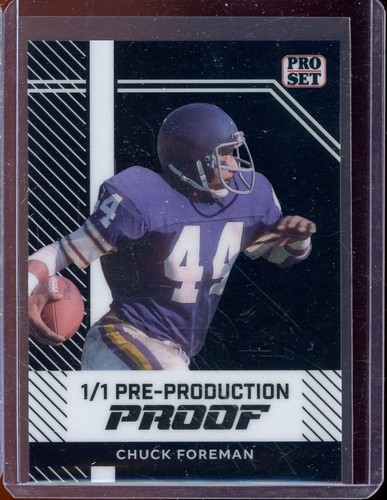 2024 Leaf Collective Proof Pro Set Clear Black Chuck Foreman (1/1)