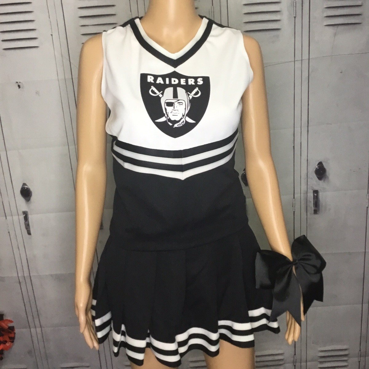 Cheerleading Uniform Raiders Youth Large | eBay