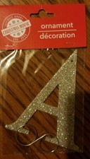 Large gold glitter letter cutouts for crafts and decorating A C K and L