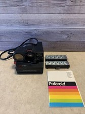 Polaroid Sonar OneStep Pronto Land Camera With Manual
