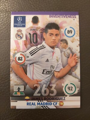 James Rodriguez Inventiveness Rare Card No.351 Adrenalyn XL