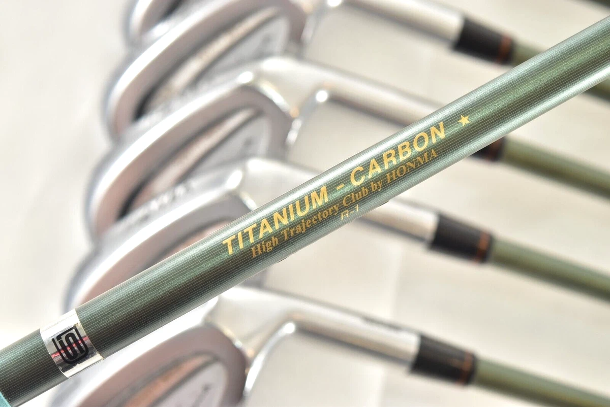 Honma LB-708 Cavity Back 10 Stück 3-Sw RH Golfschläger 1 Stern Schaft R-1 Eis...