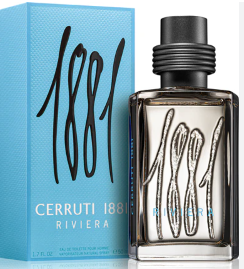 Cerruti 1881 Riviera Pour Homme 50ML Eau de Toilette Spray For Him NEW & SEALED