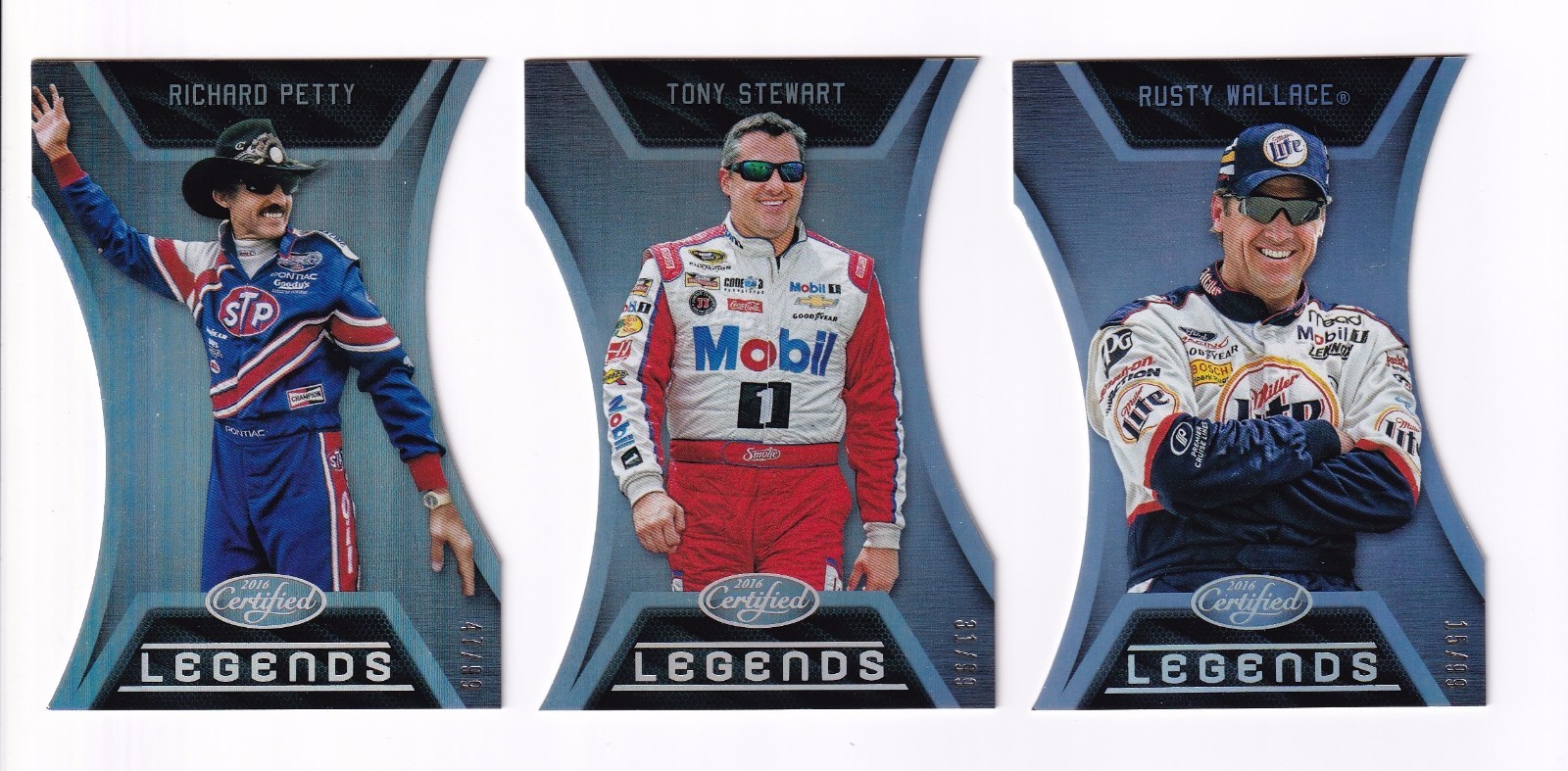 2016 Panini CERTIFIED LEGENDS SILVER #L5 Rusty Wallace-#31/99!-ONE CARD ONLY!