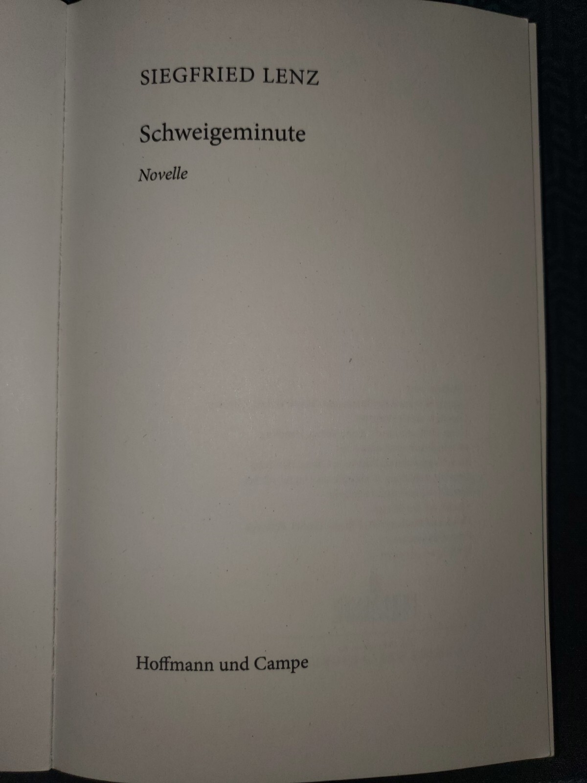 Thumbnail - Schweigeminute Von Siegfried Lenz (2021, Taschenbuch)