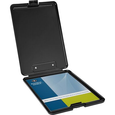Business Source Plastic Storage Clipboard 8 1/2  X 11, Plastic, BSN37513, 1 each
