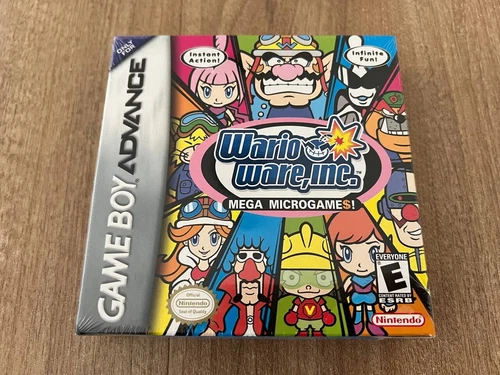 WARIO WARE, INC. MEGA MICROGAMES THE BRAND NEW SEALED NINTENDO GAME BOY ADVANCE