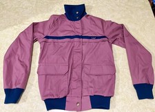 VTG WOOLRICH Womens SML Raspberry Pink Jacket LINED Winter Coat USA Made Pockets