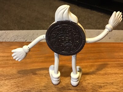 HTF Vintage Oreo Cookie Rubber Bendable Figurine Novelty