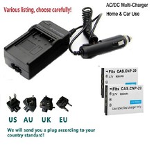 NP-20 NP20 Battery or Charger For CASIO Exilim EX-Z77 EX-Z5 EX-Z60 EX-Z65 Camera