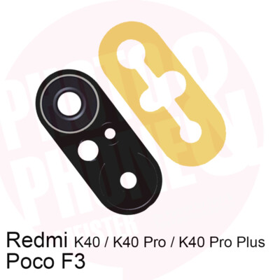 Xiaomi Redmi K40/Pro/Plus Poco F3 Kamera Linse Glas Camera Glass Lens + Kleber