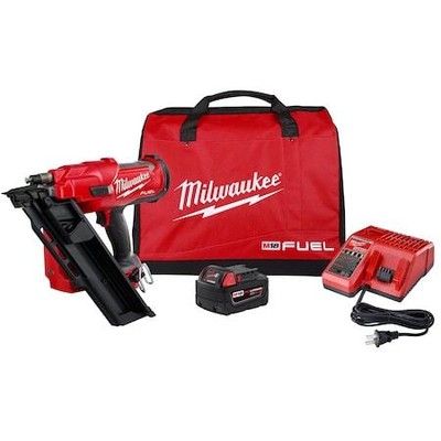 Milwaukee Tool 2745-21 M18 Fuel 30-Degree Framing Nailer Kit