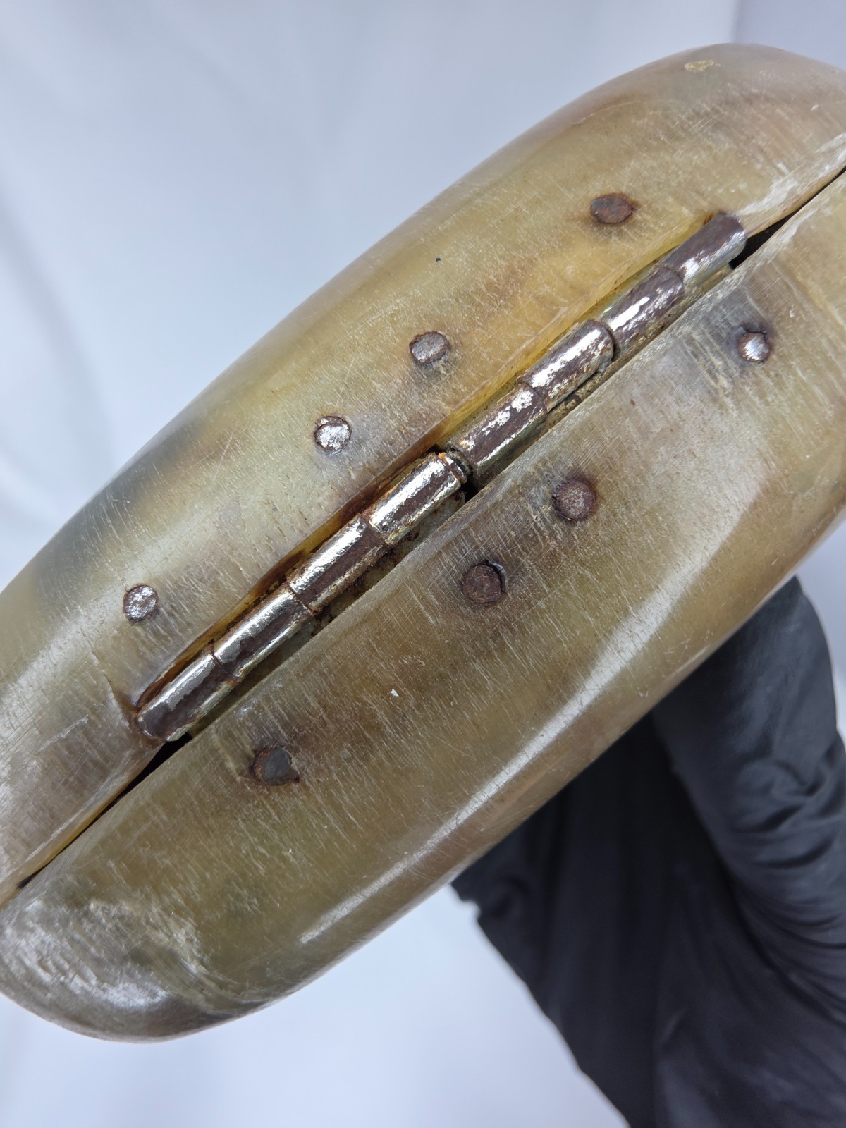 Vintage Tortoise Shell Lucite Hard Shell Purse Co… - image 15