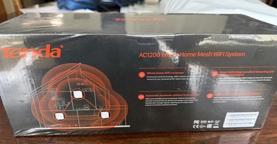 Tenda Nova AC1200 Mesh Wifi System MW3 in UNOPENED box. up To 3500 Sq.ft