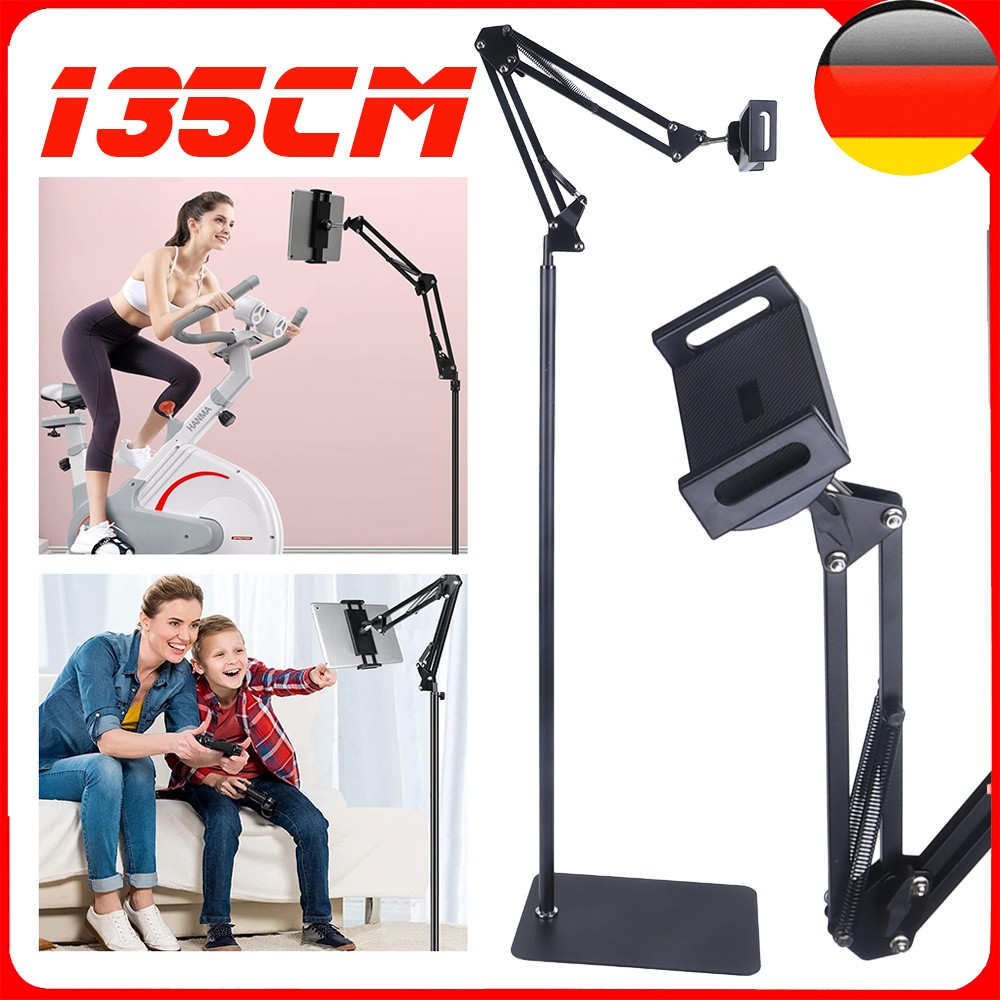 DE Verstellbar Halterung Halter Tisch Bett Ständer für Tablet iPad Smartphone