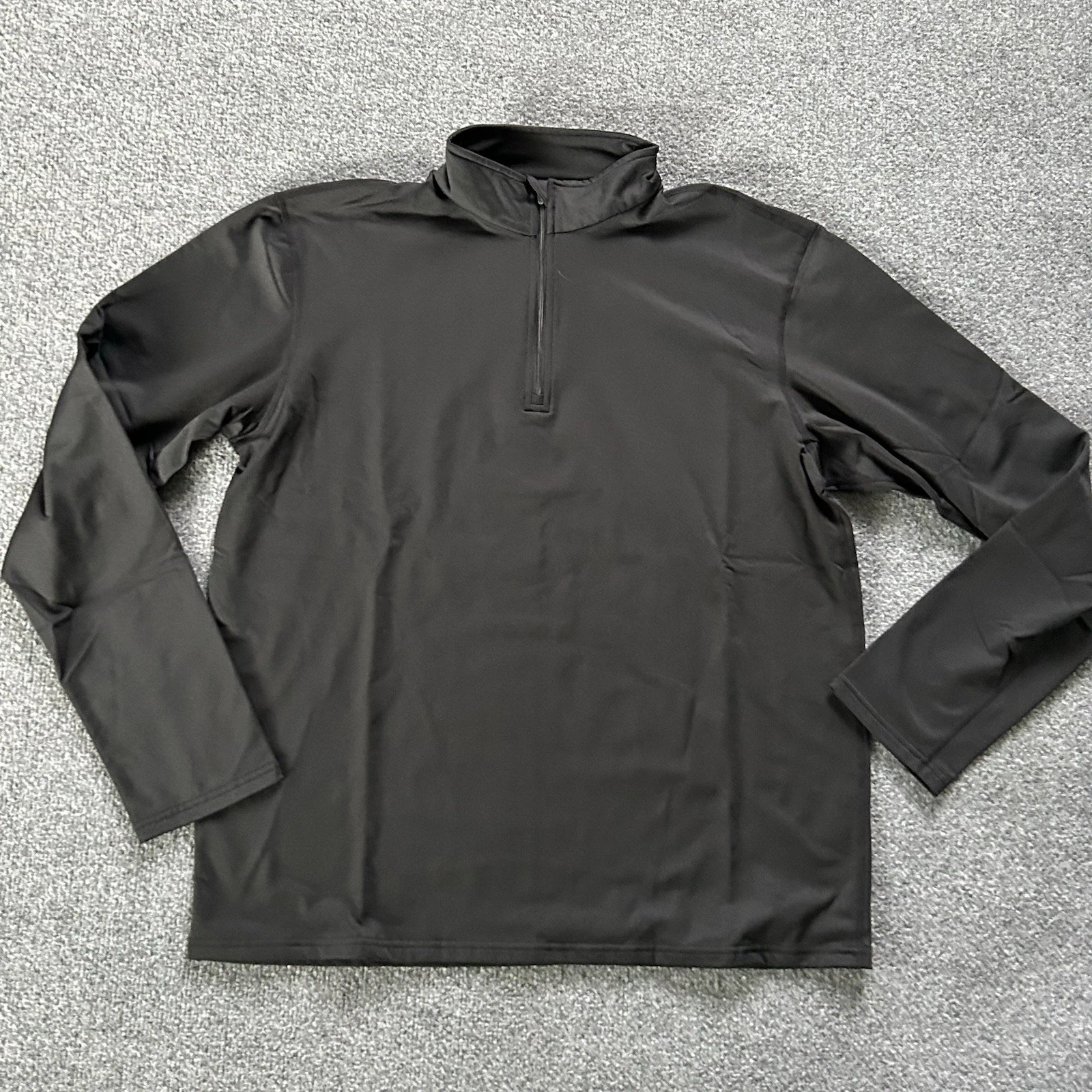 RefrigiWear Shirt Mens Small Black Base Layer Quarter 1/4 Zip Stretch Top
Opens in a new window or t