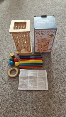 Brandneu 3in1 Stick Zeichenspiel - 3 verschiedene Spiele in einer Box