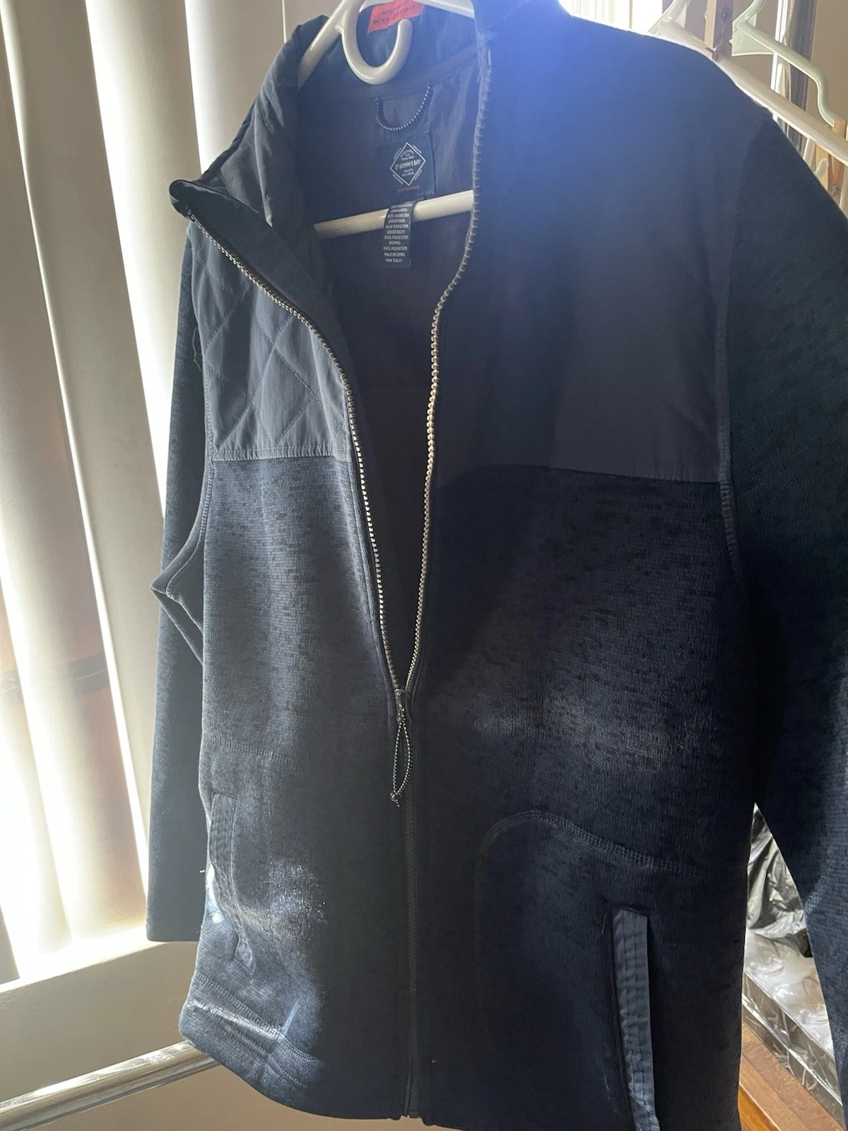St. John's Bay Windbreaker; Color Blue Zip Up, (Size XL). NEW!!!