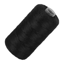 Nylon String Cord 1.5mm x 218Yards Rope Braided Thread Beading Cord Black