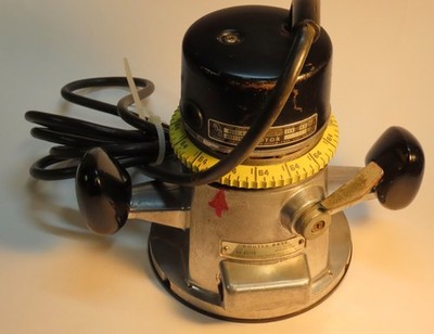  Vintage Stanley Router #258 With Guide, 4 Bits, Instructions Exc. Cond., Tested