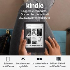 Amazon Kindle (Ultimo Modello) - Il Più Leggero E Compatto, Schermo Antiriflesso