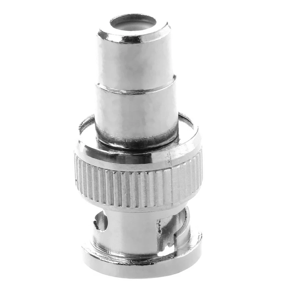 5 Pcs BNC Male Plug to  Female  Coaxial Connector for CCTV Video D7W52276 - Image 3 of 4