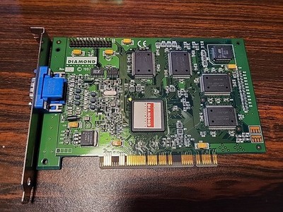 Vintage Diamond Stealth II S220 4MB PCI Graphics Card. Works