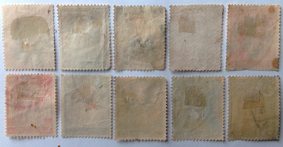 Tailandia 1905 sellos usados Scott 92-93-94, 97 a 102, 105 Foto 2 de 2