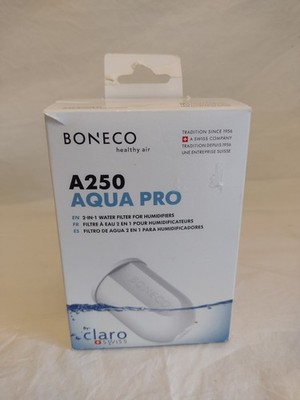 Boneco A250 Aqua Pro Humidifier Water Filter Cartridge 2-in-1 Claro Swiss NOB