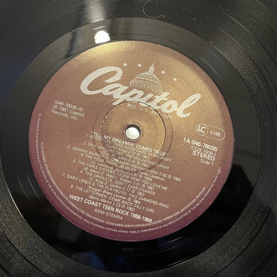 [ROCK/POP]~EXC LP~VARIOUS ARTISTS~'Til My Dreamin' Comes True~1958-1964~[1981~UK - Image 4 of 4