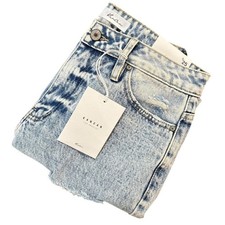 KANCAN Collie High Rise Ankle Skinny Jeans Womens 3/25 Acid Wash Mom Jean