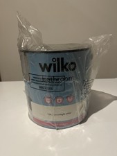 Wilko BathroomMoonlight White MidSheen EmulsionPaint 2.5L 5.42 per litre