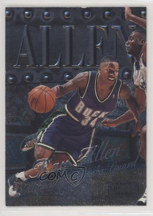 1998-99 Skybox Metal Universe Ray Allen #113 HOF 0q3