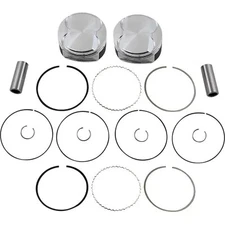 JE Pistons 370243 Dome 3.937" 107ci Big Bore Piston Set Harley M8 17-Up