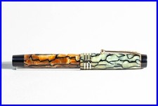 PARKER DUOFOLD Streamline Füller in Black & Pearl mit MEDIUM 14K Gold Feder