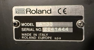 Roland A-33 Midi Keyboard Controller 76 semi-weighted keys. | eBay