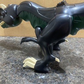 LEGO Dino Attack 2010 T-Rex Transport 7477 7476 Black & Green Eyes Light Up Red