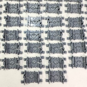Flexible Train Track 64022 for LEGO City Railway RC Train Sets 82pc Lot Gray