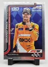 2025 Topps Chrome F1 Lando Norris #110 Base Grand Prix Winners McLaren F1 Team