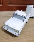 Vintage Tonka Pick Up Truck with Horse Trailer Pressed Steel