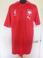 Image of Official BNWT Poland International Football Shirt by Puma Size Adult Medium