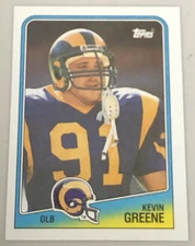 1988 Topps #300 Kevin Greene HOF ROOKIE CARD RC