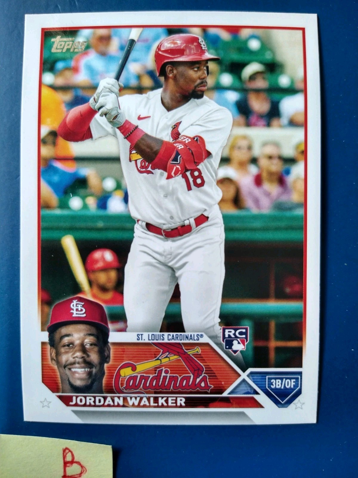 2023 Topps Jordan Walker #344 St. Louis Cardinals Rookie RC
