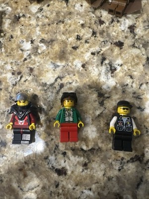 LEGO Minifigures Lot of 3 Assorted Characters Collectible Figures Variety Set