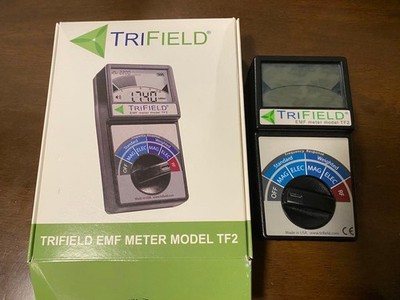 AlphaLab Trifield Meter EMF Meter Model TF2 50Hz/60Hz Digital Display with Box