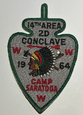 1964 OA Conclave Patch Region 2 D New York    Boy Scout MH2