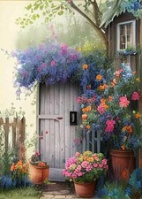 Garden Diamond Art Kits for Adults, Painting Kit JW-096